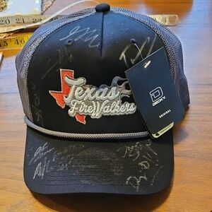 New Decky Texas Fire Walkers Baseball Hat Cap Signed Edition